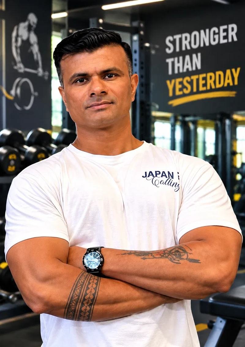 Harish Mandalik, powerlifter and founder of Mansha Fitness Hub in Nashik