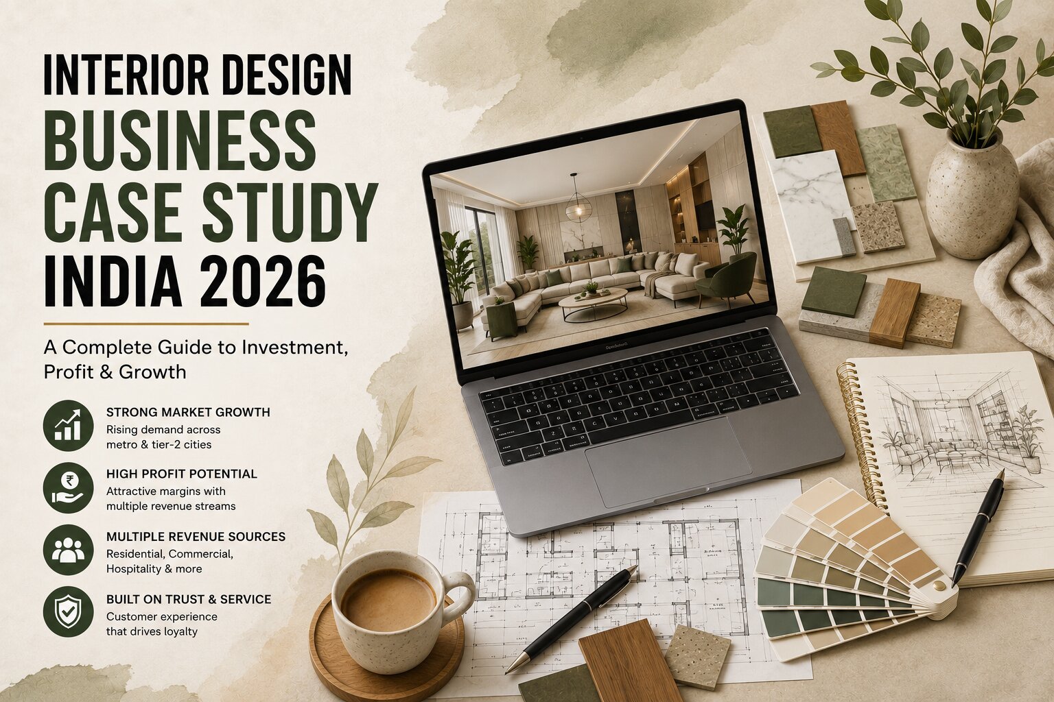 Interior design business case study India 2026