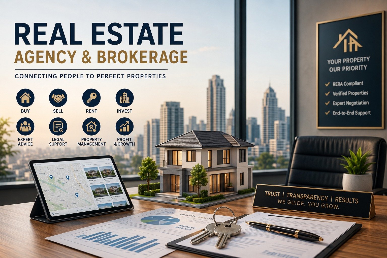 Real estate agency business case study India 2026