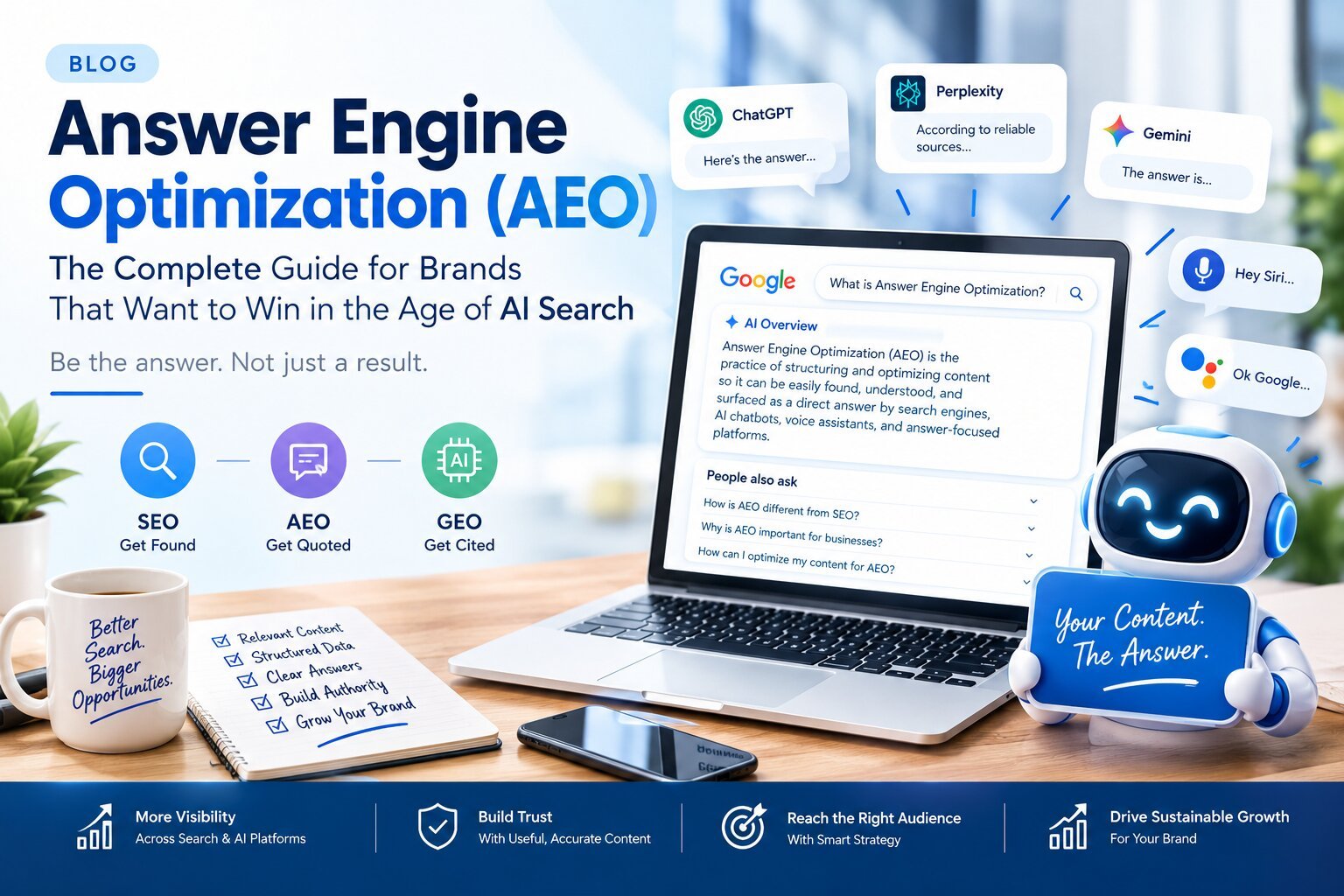 What is Answer Engine Optimization (AEO) - Growholic Corporation